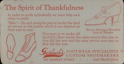 The Spirit of Thankfulness SAN FRANCISCO, CA Postcard Postcard Postcard