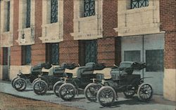 Electric Runabouts (Early Electric Cars) Postcard