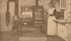 Real Kitchen Comfort Pacific Gas & Electric PG&E Postcard