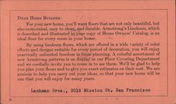 Lachman Bros. Flooring San Francisco, CA Postcard Postcard Postcard