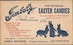 Gimbal's Brothers Wholesale Candy San Francisco, CA Postcard Postcard Postcard