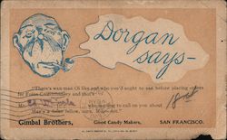 Gimbal's Brothers Wholesale Candy Postcard