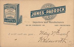 The Jones-Paddock Company Postcard