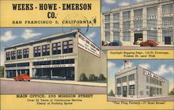 Weeks-Howe-Emerson Ship Chandlery Postcard