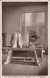 Fur Salon, Second Floor, I Magnin & Co. Postcard