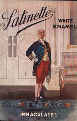 Satinette White Enamel - W.P. Fuller & Company Postcard