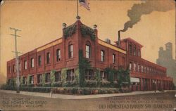 Old Homestead Bakery, The Home of Old Homestead Bread Shotwell St. Postcard