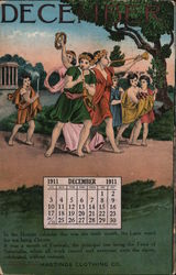 December - Hastings Clothing Co. Postcard