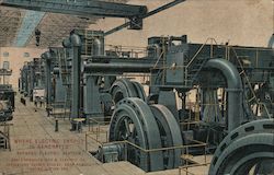 Where Electric Energy is Generated Potrero Electric Station Postcard