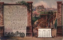 Sachman Bros. Carpet Furniture Stoves Mission Near 16th A Peep at Our New Store May 1911 Calender Postcard