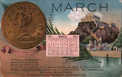 Mars Descending to Rhea San Francisco, CA Calendars Postcard Postcard Postcard