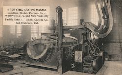 6 Ton Steel Gasting Furnace Postcard