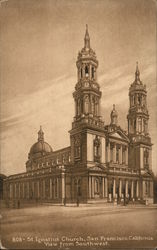 St. Ignatius Church, view from Southwest Postcard