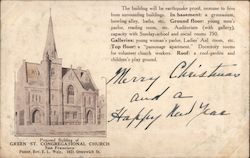 Proposed Building of Green St. Congregational Church San Francisco, CA Postcard Postcard Postcard