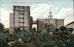 The New German Hospital San Francisco, CA Postcard Postcard Postcard