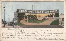 Golden Gate Cloak & Suit House Postcard