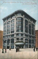 Elkan-Gunst Building, Geary and Powell Street Postcard