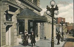 French Bank Postcard