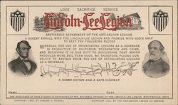 The Lincoln-Lee Legion Anti-Saloon League Ephemera