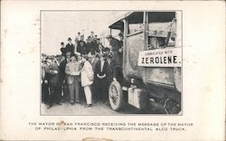 Zerolene Oil, Mayor of SF Postcard