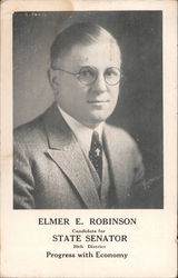 Elmer E. Robinson, Candidate for State Senate District 20 Postcard