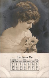 Fernwood Butter Morehouse, Nelson & LeBaron July 1912 Calendar Postcard