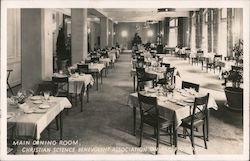 Main Dining Room, Christian Science Benevolent Association on Pacific Coast Postcard
