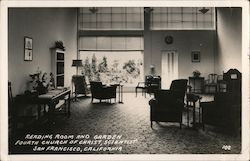 Reading Room and Garden, Fourth Church of Christ, Scientist Postcard