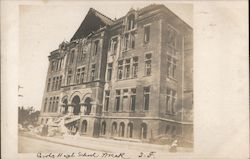 Girls High School Postcard