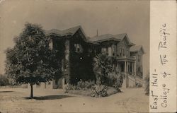 East Hall - College of the Pacific Postcard