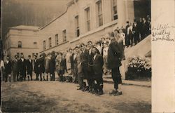 Boys at School or College Postcard