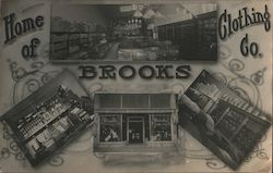Brooks Clothing Company Postcard