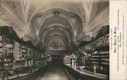 Interior View Gen. Haus & Sons Phelan Building Candy Store in the United States Postcard