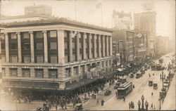 Hale Brothers Department Store, Fifth and Market Streets Postcard