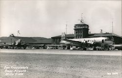 San Francisco's Busy Airport, Mills Filed Postcard