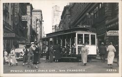 Powell Street Cable Car San Francisco, CA Postcard Postcard Postcard