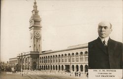 Ferry Building, Dr. J.M. Toner for Coroner Postcard