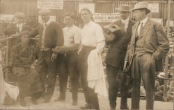 Boxing Match Postcard