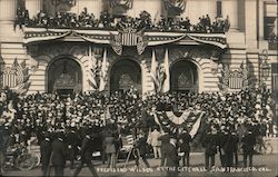 President Wilson at the City Hall San Francisco, CA Postcard Postcard Postcard