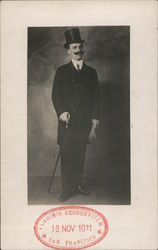 Vladimer Georgevitch 12 Nov 1911 San Francisco, CA Postcard Postcard Postcard