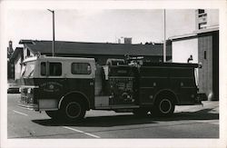 San Francisco Fire Truck Postcard