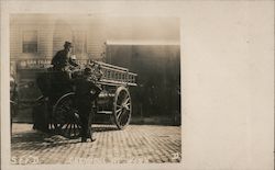 Rare San Francisco Fire Deparment Chemical at Work Postcard