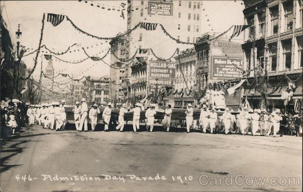 Admission Day Parade, 1910 San Francisco California