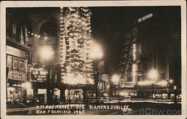 H&H and Market Sts. Diamond Jubilee San Francisco California