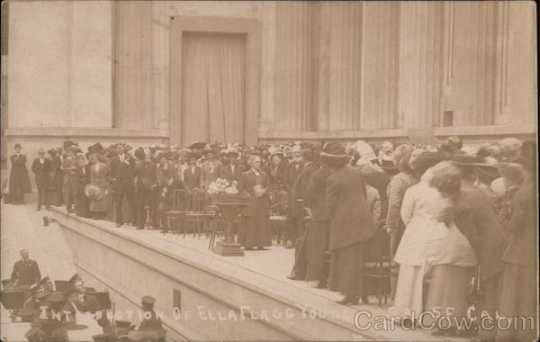Suffrage: Introduction of Ella Flagg Young, Golden Gate Park San Francisco California