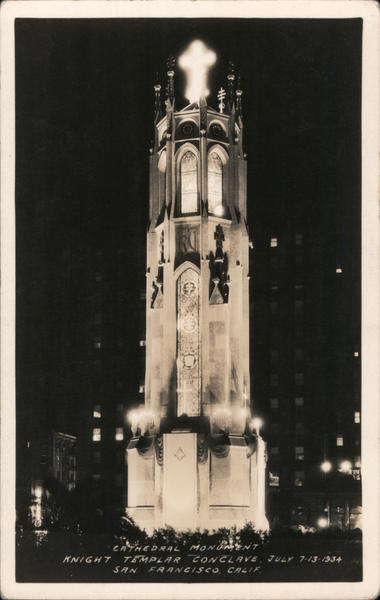 Cathedral Monument, Knight Templar Conclave San Francisco California