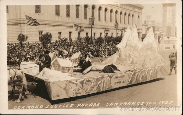 Diamond Jubilee Parade Donner Party Float San Francisco California