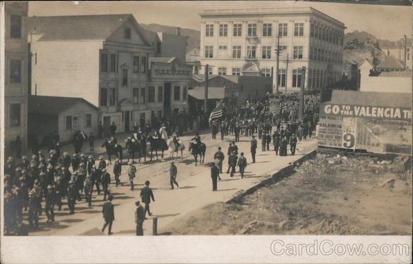Parade Between Valencia and Guerrero, Labor Day? San Francisco California