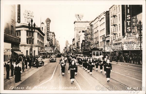 1944, Seabees on Parade San Francisco California
