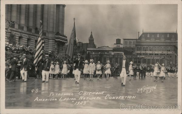 Petaluma Chickens, Amerian Legion National Convention 1923 California